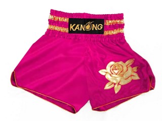 Kanong bokshorts til dame : KNSWO-403-Mørk Rosa